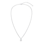 CZ Flower Cluster Pendant Necklace