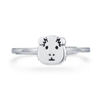 Cute Guinea Pig Motif Ring