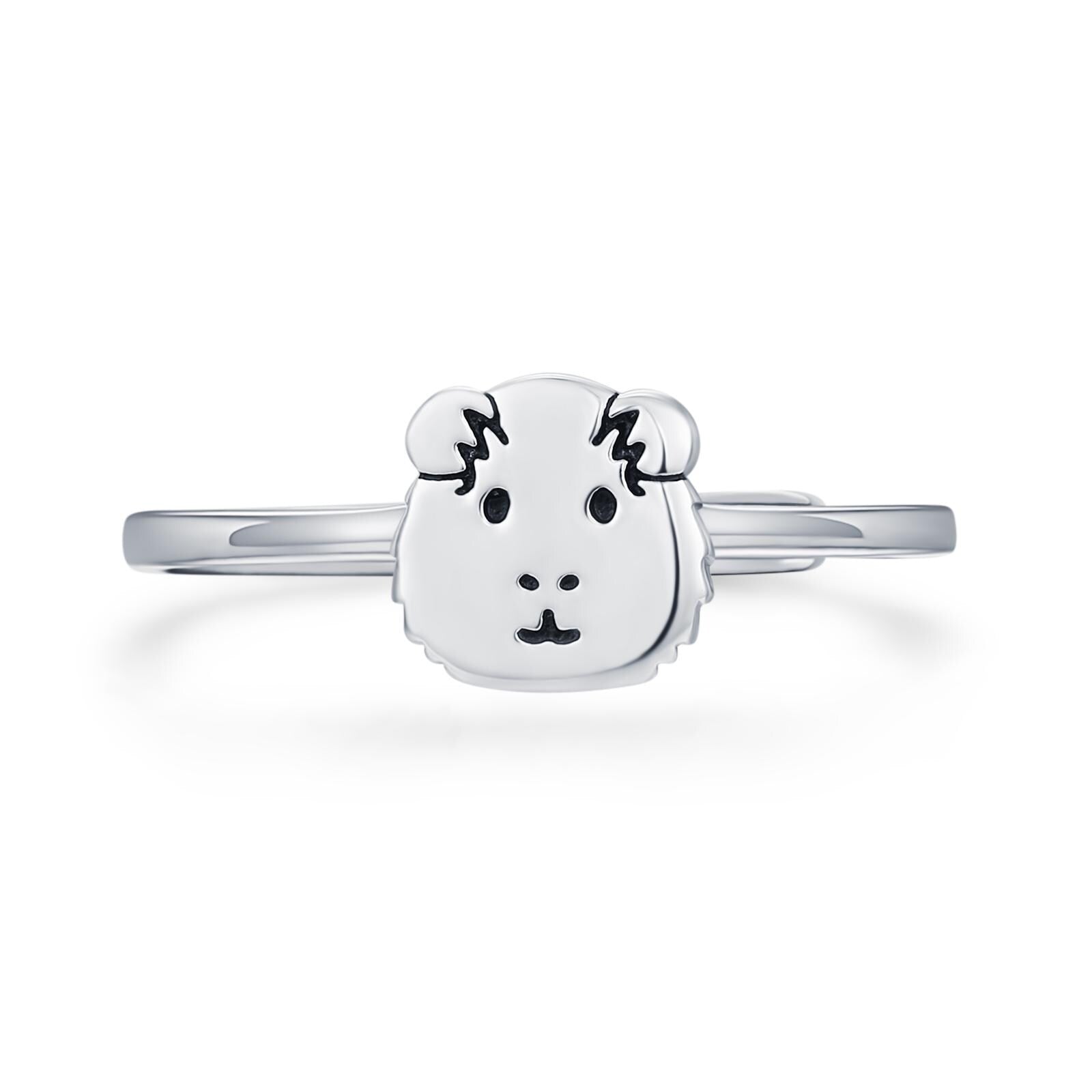 Cute Guinea Pig Motif Ring