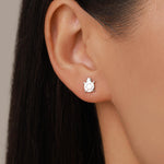 Cute Little Turtle Stud Earrings in Sterling Silver - Animal Stud Earrings - Nature Inspired - Cute, Fun, Whimsical