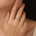 Sterling Silver Manta Ray Open Ring