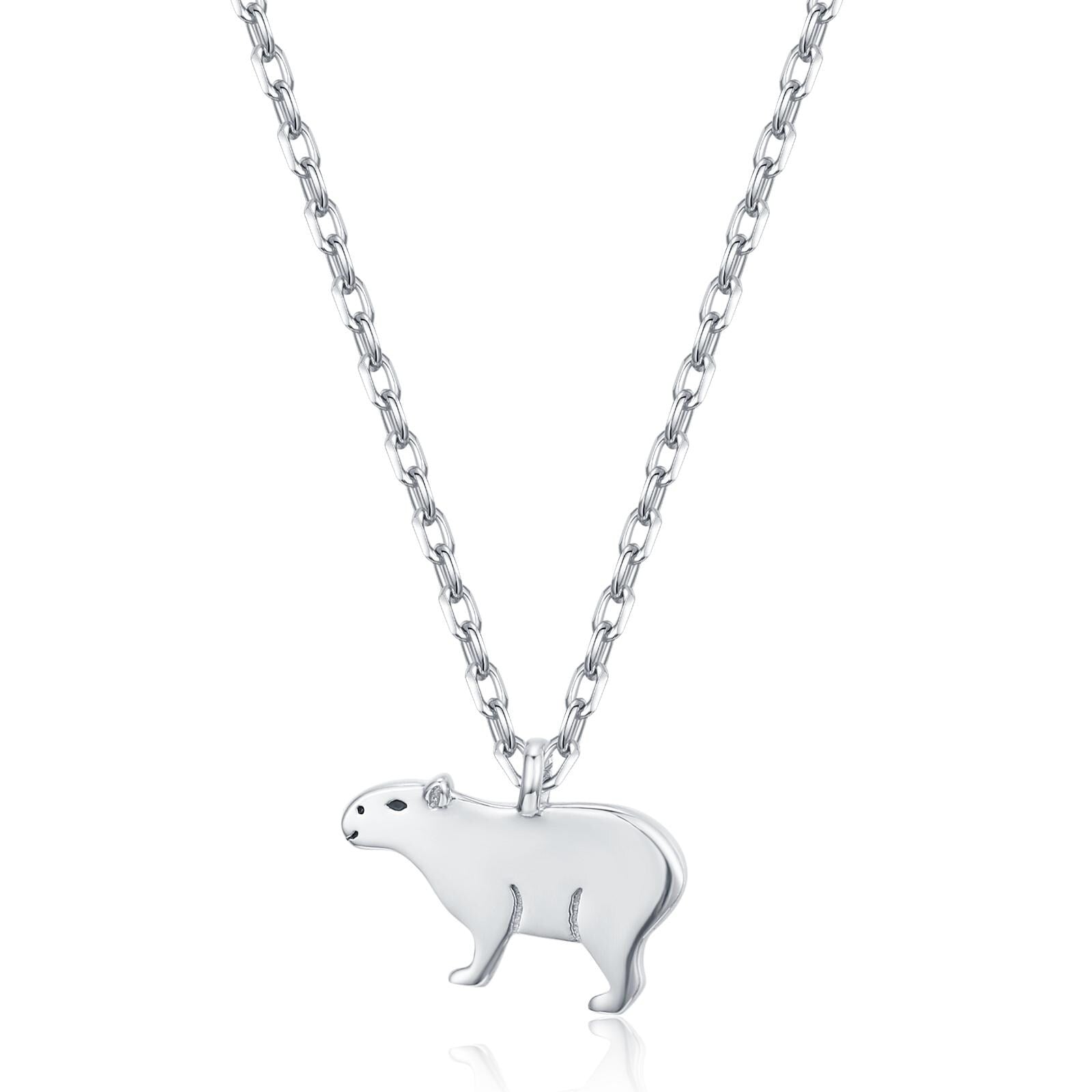 Capybara Pendant Necklace