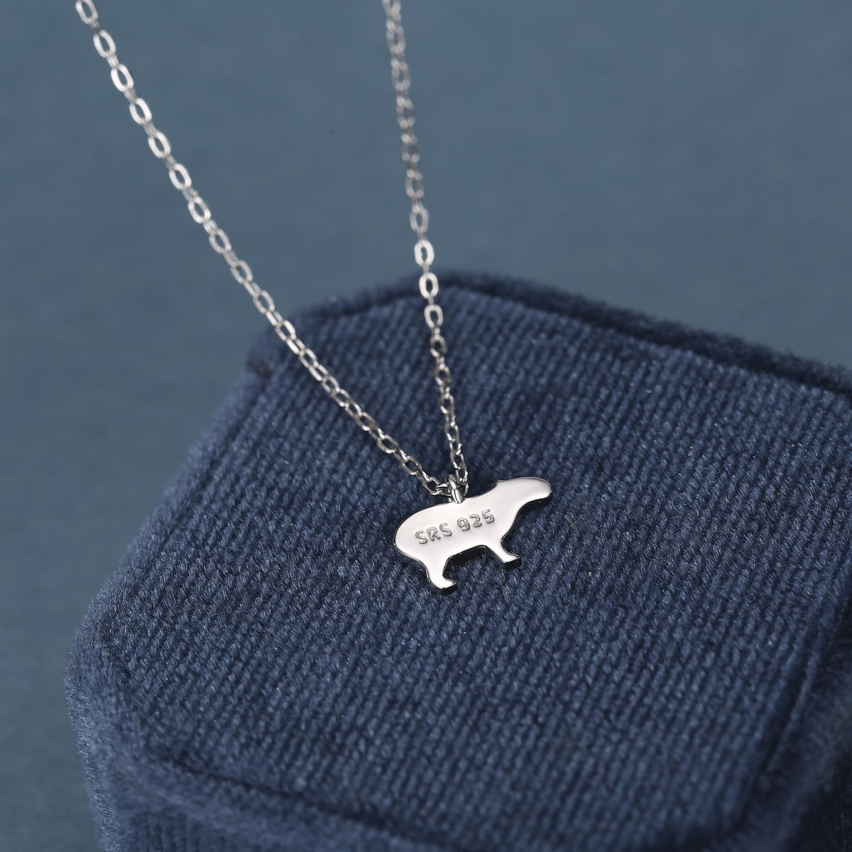Capybara Pendant Necklace