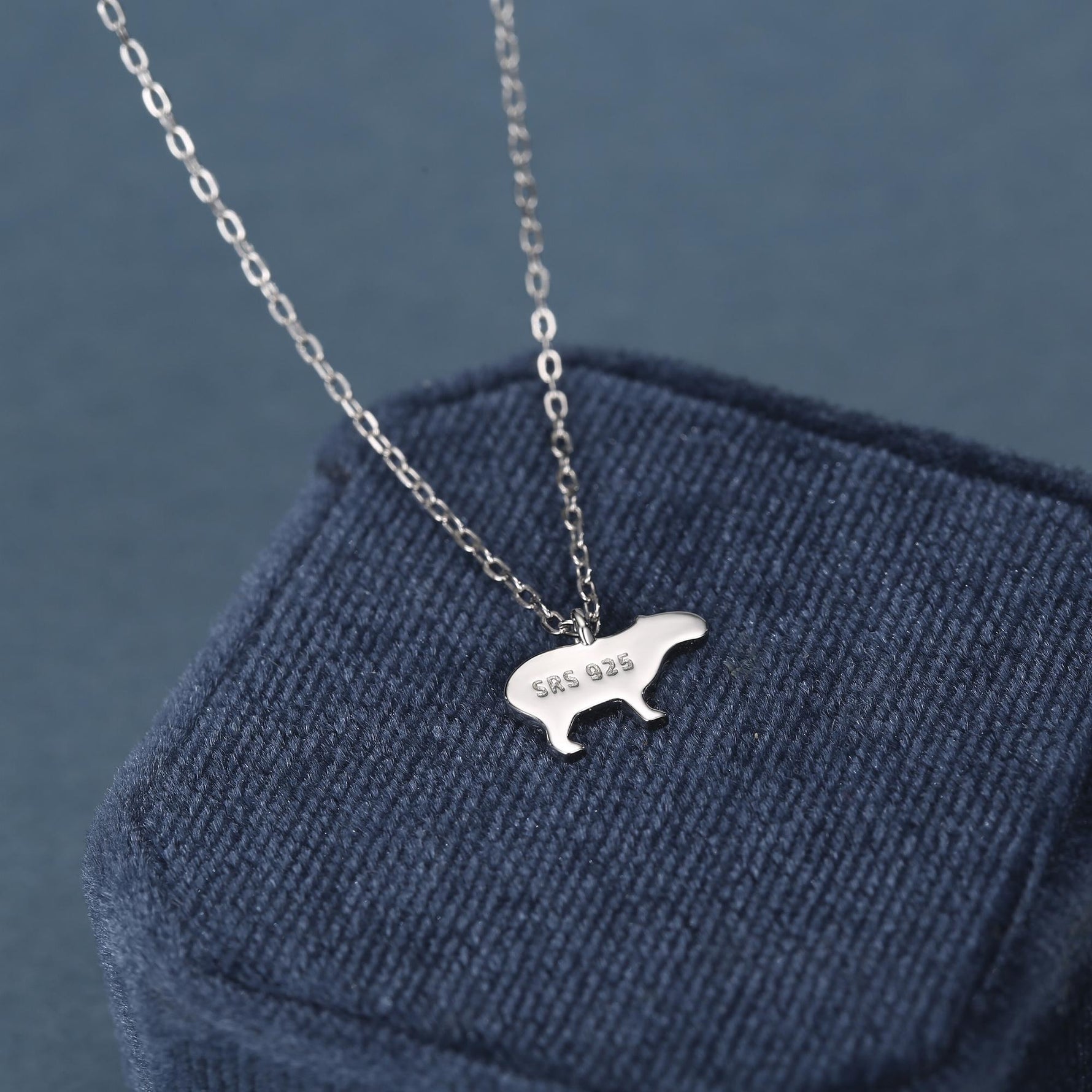 Capybara Pendant Necklace