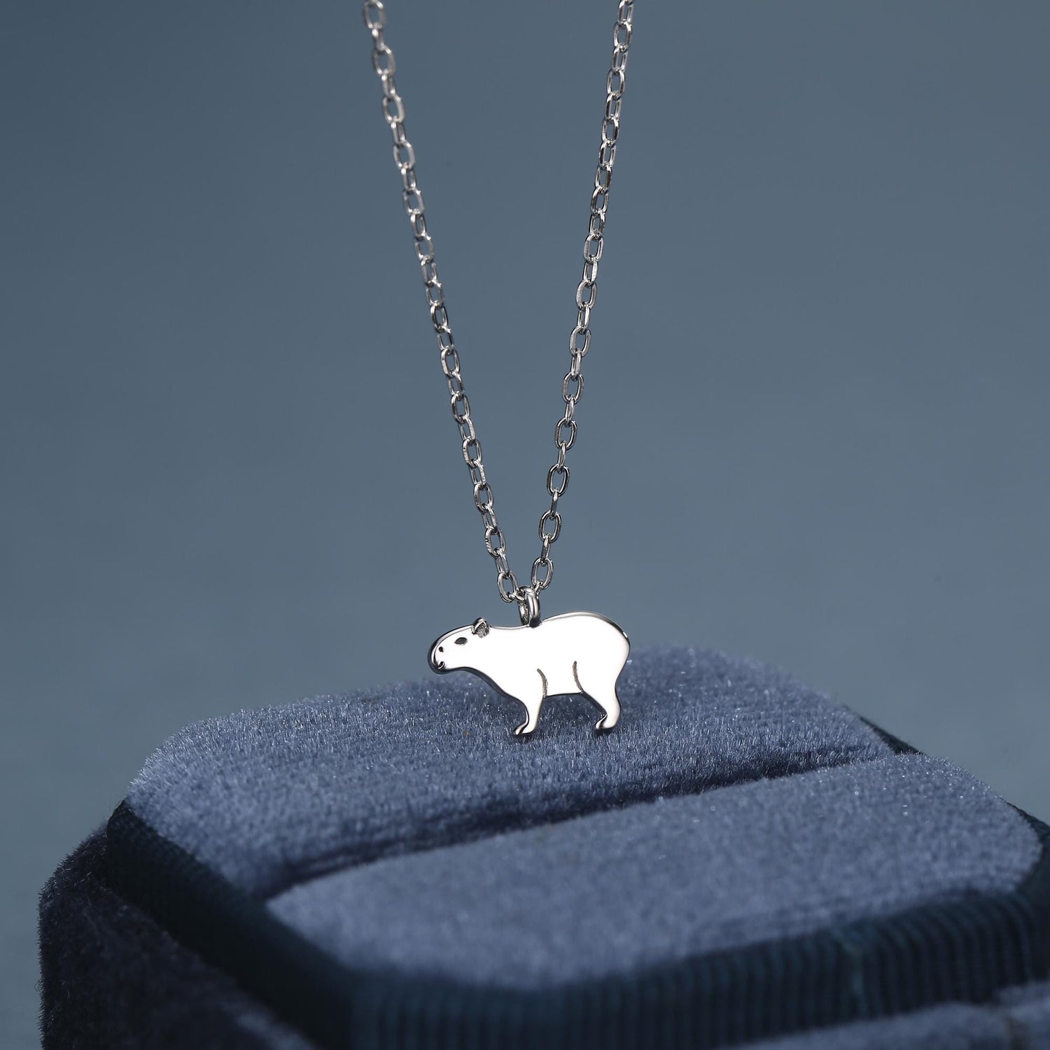 Capybara Pendant Necklace
