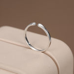 Sterling Silver Cat Paws Open Ring
