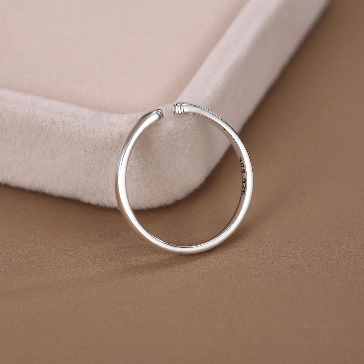 Sterling Silver Cat Paws Open Ring