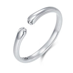 Sterling Silver Cat Paws Open Ring