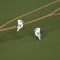 Sterling Silver Kookaburra Bird Stud Earrings