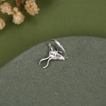 Sterling Silver Luna Moth Ear Cuff