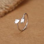 Sterling Silver Teapot and Teacup Adjustable Ring