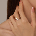 Sterling Silver Teapot and Teacup Adjustable Ring