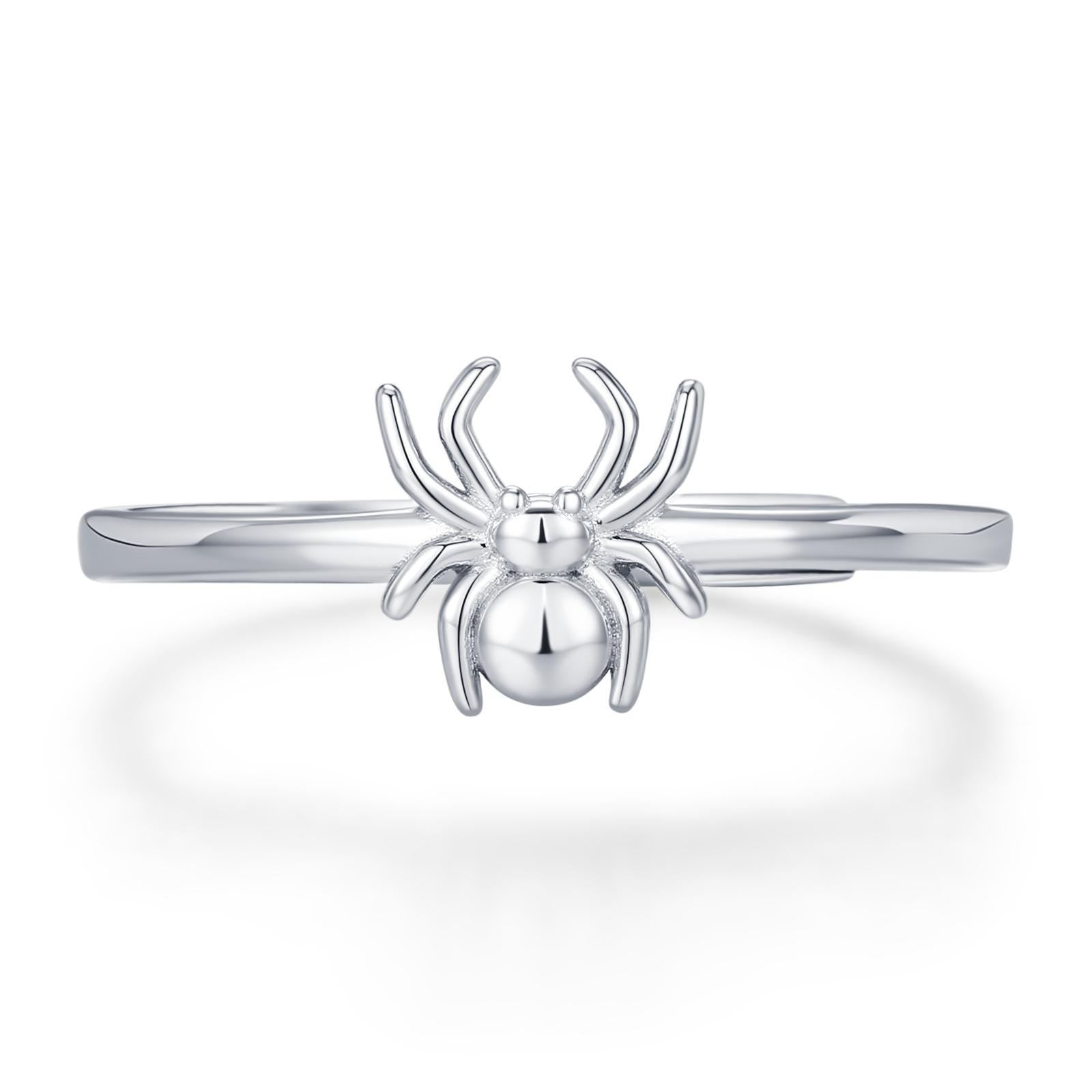 Sterling Silver Tiny Spider Ring