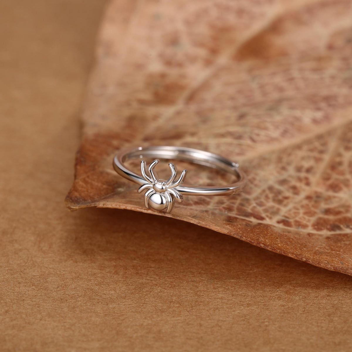 Sterling Silver Tiny Spider Ring