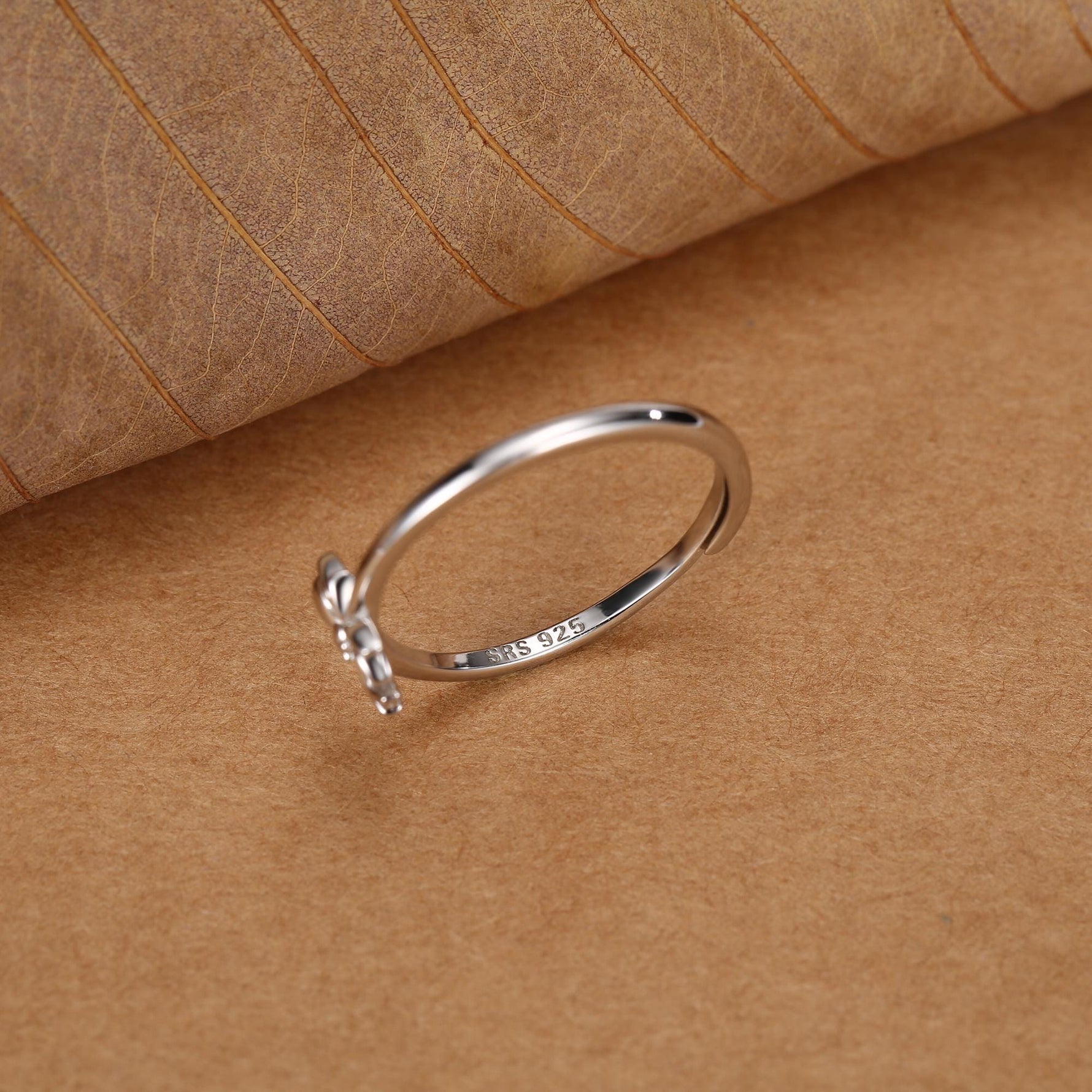 Sterling Silver Tiny Spider Ring