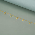 Sterling Silver Star Charm Dangle Choker Necklace