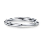 Sterling Silver Interlocking Ring