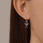 Sterling Silver Luna Moth Earring Charms For Hoop Earrings