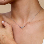Constellation CZ Cluster Charm Necklace