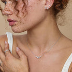 Constellation CZ Cluster Charm Necklace