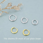 Sterling Silver Bacteriophage Earring Charms For Hoop Earrings