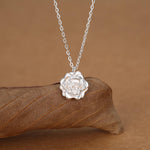 Rose Flower Pendant Necklace