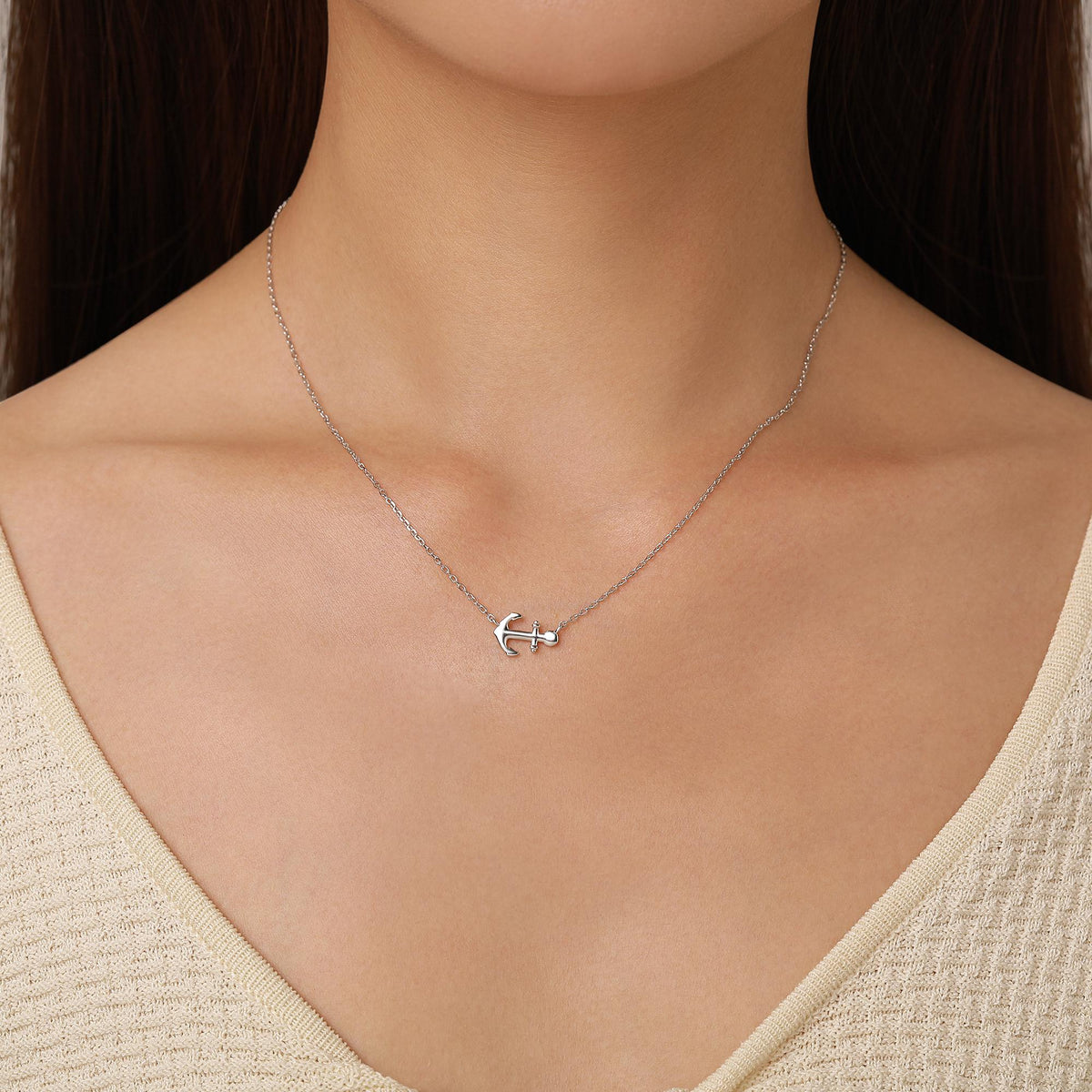 Anchor Charm Necklace