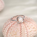 Mobius Pearl Gemstone Ring
