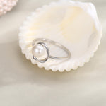 Mobius Pearl Gemstone Ring