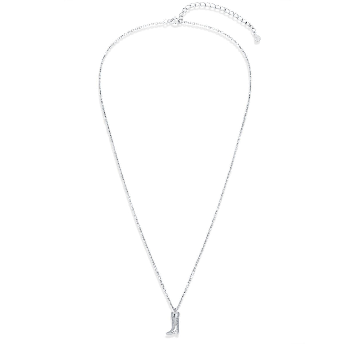 Cowboy Boot Pendant Necklace