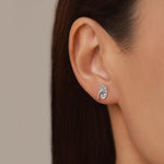Sterling Silver Lungs and Kidney Mismatched Stud Earrings