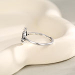 Sterling Silver Hugging Skeleton Ring