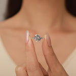 Sterling Silver Hugging Skeleton Ring