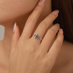 Sterling Silver Hugging Skeleton Ring