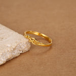 Sterling Silver Wave Adjustable Ring