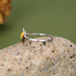 Sterling Silver Robin and Blue Tit Open Ring