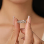 Sterling Silver Gothic Trefoil Cut Out Ring
