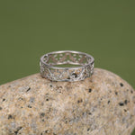 Sterling Silver Gothic Trefoil Cut Out Ring