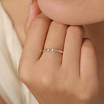 Sterling Silver Cat Paws Open Ring