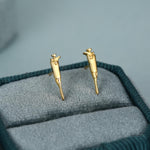 Sterling Silver Pipette Stud Earrings