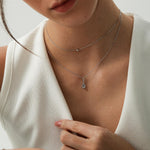 Tennis Racket Pendant Necklace