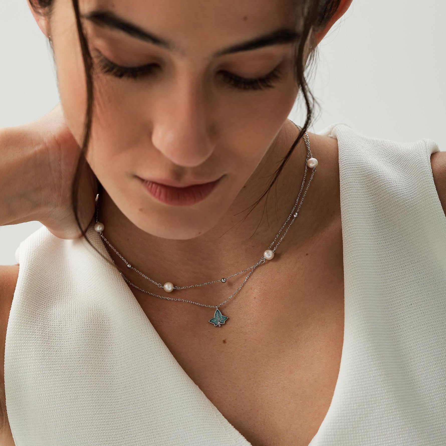 Freshwater Pearl Satellite Chain Necklace