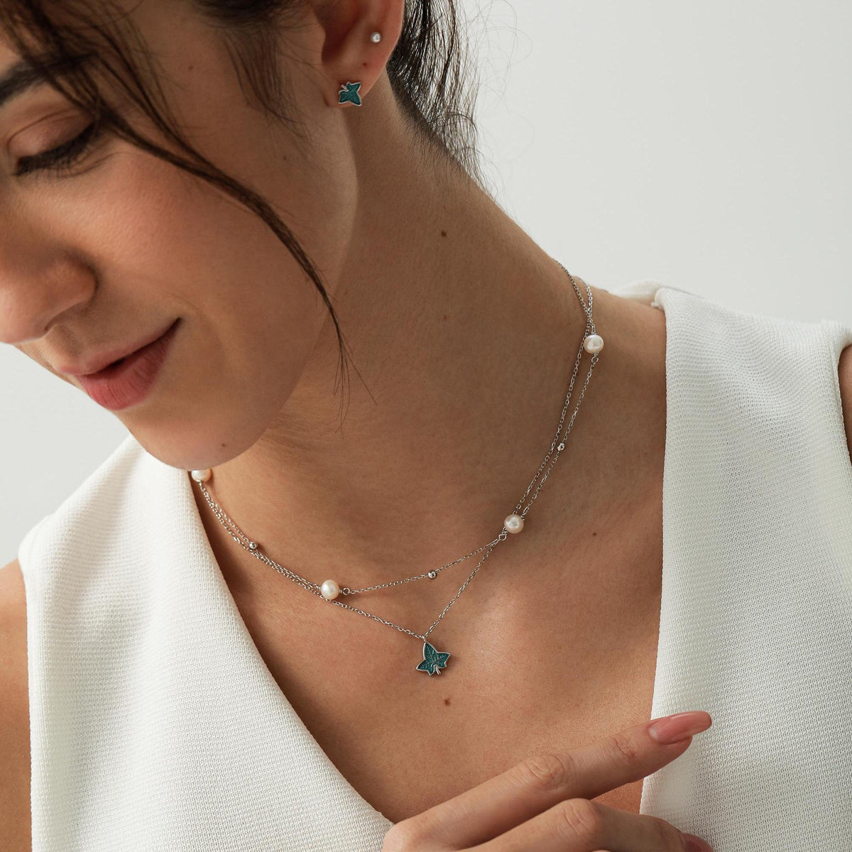 Freshwater Pearl Satellite Chain Necklace