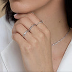 Ripple Wave Stacking Ring