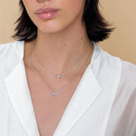 Moonstone Star Pendant Necklace