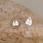 Sterling Silver Ouija Planchette Stud Earrings