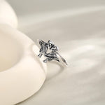 Sterling Silver Hugging Skeleton Ring