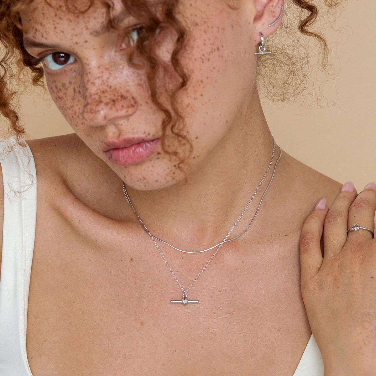 Plain Snake Chain Choker Necklace