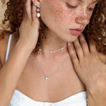 CZ Solitaire Pendant Necklace