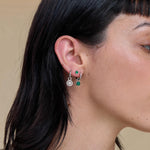 Mandala Flower Disc Earring Charms
